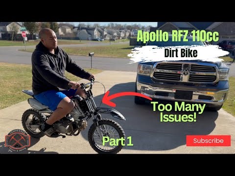 Apollo RFZ 110cc Dirt Bike Restoration: So Many Issues To Fix! (Part 1)