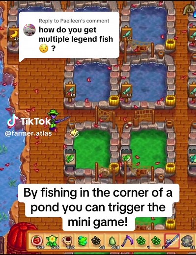 Stardew Valley: How to Trigger Pond Fishing Minigame and Catch 3 Fish
