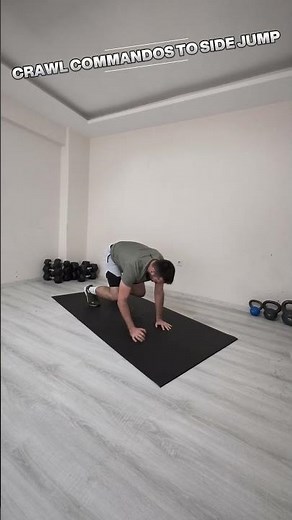 Crawl Commandos to Side Jump | Great Move for Core Stability and Coordination ⚡