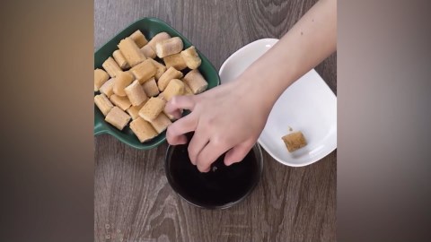 Chocolate Shell Cake and Sprinkled Slice Delight