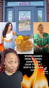 5.4K views · 63 reactions | Kim’s Kafe in North Carolina BANS women who wear SKIMPY CLOTHES! Strict dress code causes backlash! | Te-Erika Patterson | Facebook