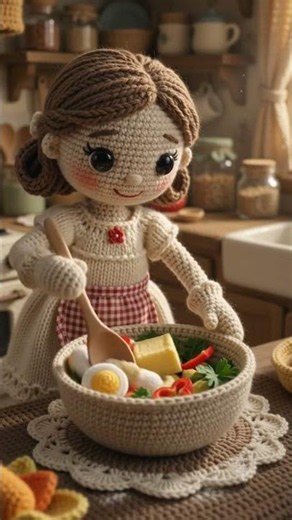 Cozy Crochet Cooking: Bubbling Bistro Bake 🧶✨