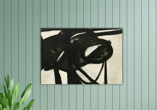 Franz Kline Chief 1950 Canvas Franz Kline Black White Wall Art Franz Kline Poster Modern Decor Painting Famous Wall Art Print Exebition Art - Etsy
