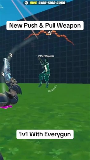 Push & Pull Gameplay Tutorial in 1v1 with everygun #fortnite #trending #gaming #tut #fortniteclips