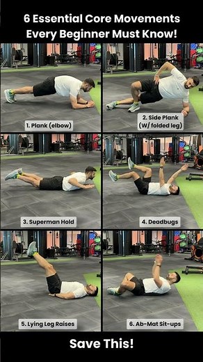 6 Essential Core Movements Every Beginner Must Know!
