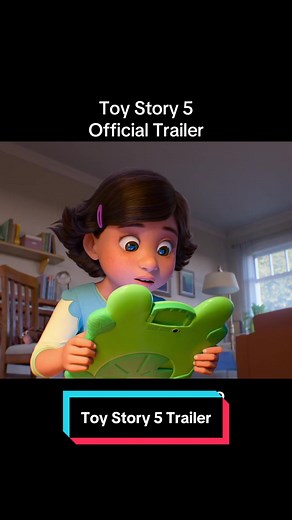 Playtime 🤝 Screentime New official trailer for Disney & Pixar's #ToyStory5 - Coming to theaters June 19. #movietok #filmtok #pixar #toystory