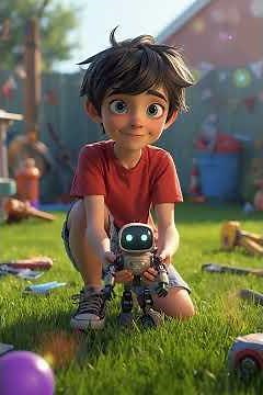 Timmy & Bolt’s Backyard Adventures 🤖 | Fun & Learning Story for Kids