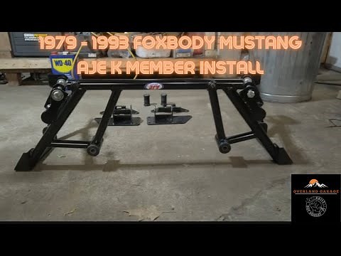 How to Install An AJE K Member in 1979 1993 Foxbody Mustang