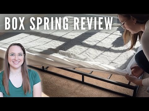 🛏️ Upgrade Your Bed with this King Box Spring | Amazon Home Product Review💤