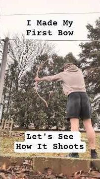 MY FIRST BOW!! #recurvebow #archery #traditional #craft #bowyer