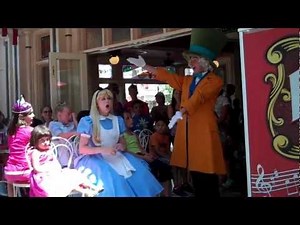 Musical Chairs with Hatter & Alice in Disney Land