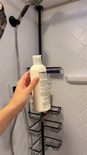 Love this shower caddy! It finally keeps my bottles from flying everywhere on moving day.