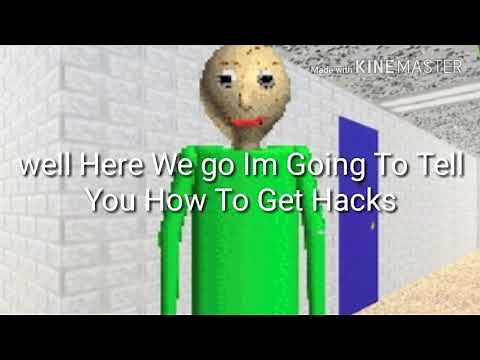 HOW TO GET HACKS IN BALDI'S BASICS