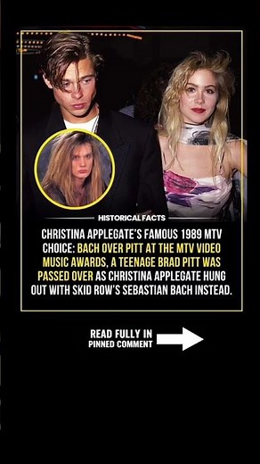 The Night Christina Applegate Walked Past Brad Pitt
