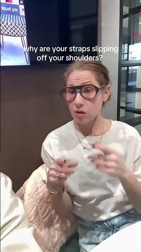 why do my straps slip? If your bra straps are slipping off your shoulders, even though you're