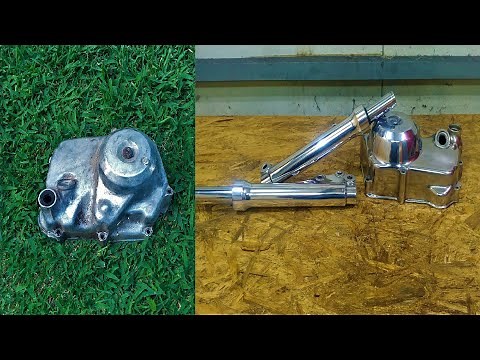 How to polish Motorcycle Aluminium Parts At Home