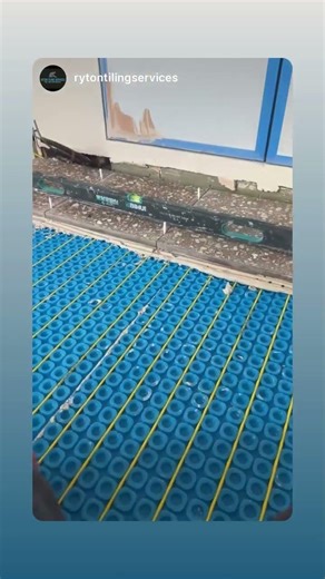 underfloor heating tiled over
