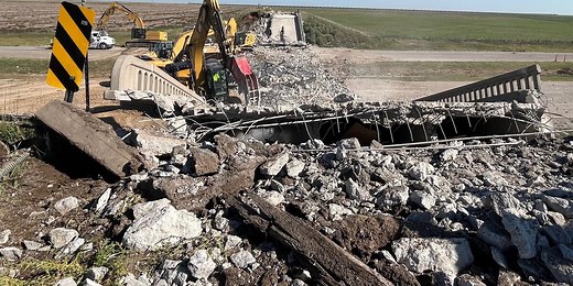 I-70 reopened in NW Kansas following bridge demolition