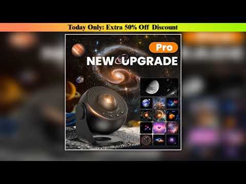 Unboxing Upgrade 13 in 1 Starry Sky 4K HD Planetarium Galaxy Projector PRO Lamp Timer Nebula Night