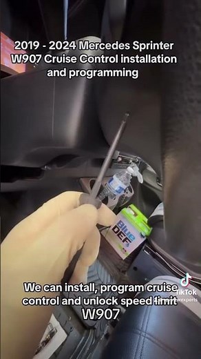 2019 - 2024 Mercedes Sprinter W907 Cruise Control installation and programming #sprintervans