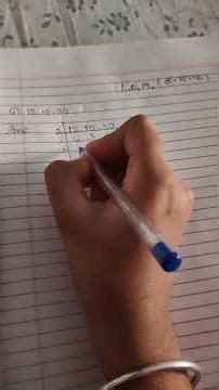 LCM maths Short tricks video
