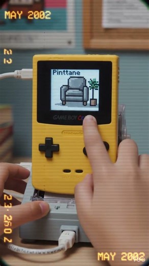 Pinterest 4.0 for Game Boy Color commercial (May 2002)