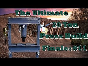 The Ultimate 20 Ton Shop Press Build, Episode:11 Splitting The Pressing Table + Air Lines