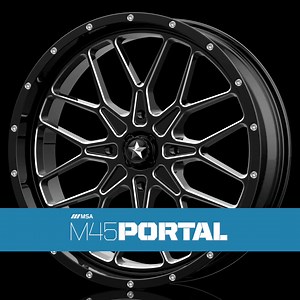 Master the mud pits with the M45 Portal by MSA Wheels. Available in two distinctive finishes to help you stand out from the crowd. | MSA Offroad Wheels