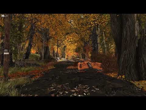 Boston Natural Autumn Surroundings / Fallout 4 Gameplay / Autumn Overhaul