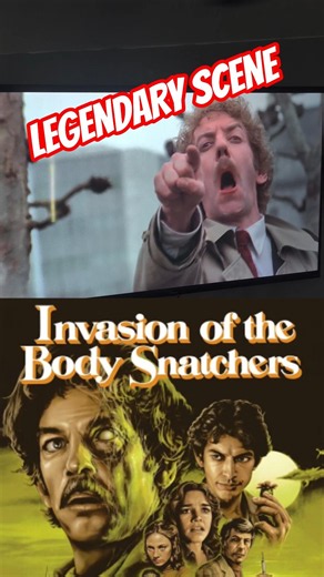 Invasion of the Body Snatchers Most Iconic Scene #bodysnatchers #donaldsutherland #70shorror #horror