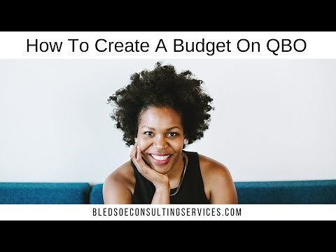 How to Create a Budget On Quickbooks Online (QBO) 2017