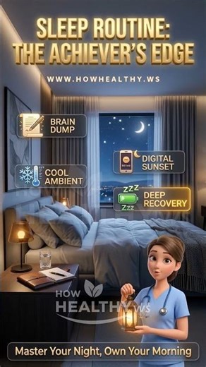 Sleep The Achiever's Secret Edge! 🌙🚀#SleepLikeAPro #SleepHacks #WellnessUSA #NightRoutine #usashorts