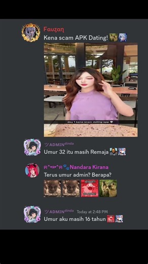 POV: Kena scam APK Dating 🗿 | server meme discord
