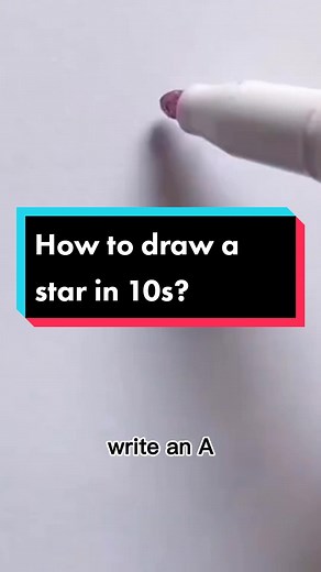 How to Draw a Five-Point Star in 10 Seconds