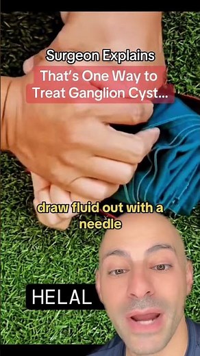 Why You Shouldn't Try to Pop a Ganglion Cyst...