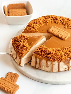 No Bake Biscoff Cheesecake