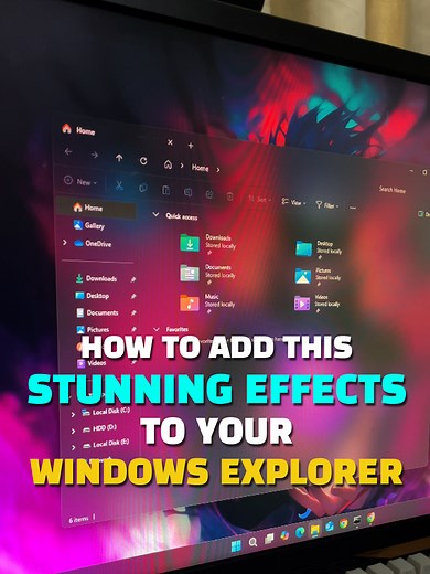 Enhance Your Windows Explorer With Eye-Catching Effects #pc#pctips #tech #RTCTutorials #computer #technology
