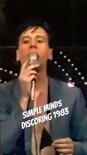 SIMPLE MINDS a DISCORING 1983 #simpleminds