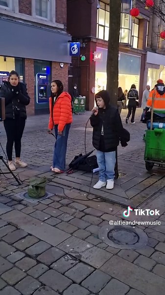 Whilst out busking on Saturday, Alfie bumped into a couple of friends from the Voice Kids UK. Alfie became friends with Gabriella & Jasmine during the show. You may recall them singing Where is the Love with Will.I.Am. After Alfie finished busking we spent sometime with them and they asked Alfie to sing Adele's Easy on Me. Hope you enjoy it and why don't you give them a follow....@GABRIELLA T & JASMINE T # #manchester #busking #friends #voicekidsuk #childsingers #adele #easyonme #iamwill #wherei
