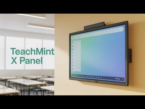 Teachmint X Interactive Flat Panel 75 Pro & 86 Pro for AI teaching