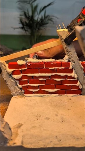 Ultimate Mini Brick House, No right angles #diy #miniature #minibricks #minihouse