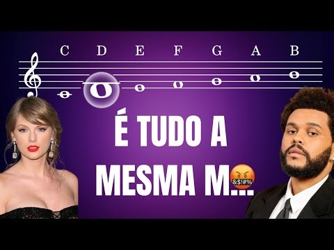 Por que a Música Pop Moderna só usa a nota RÉ?