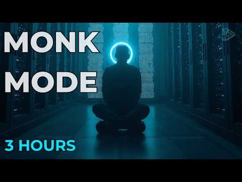 PURE MONK MODE | 3 Hour Deep Work for Coding, Studying & Maximum Productivity