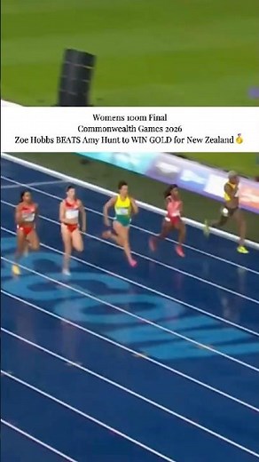 FULL Race Womens 100m Final 🥇 Zoe Hobbs DESTROYS Amy Hunt 🇳🇿 Glasgow 2026 Commonwealth Games