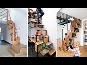 Top Beautiful Staircase Design Ideas For Small Space | Space Saving Staircase