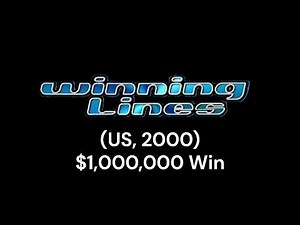 Winning Lines (US, 2000) - $1,000,000 Wonderwall Win (Unused)