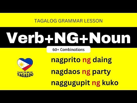 60 Common Tagalog Verb + Noun Combinations | Essential Filipino Language Lesson