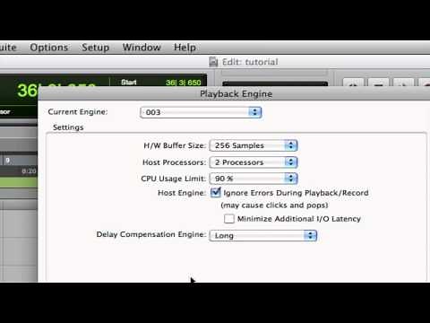 Pro Tools Tips & Tutorials: Disk Buffers