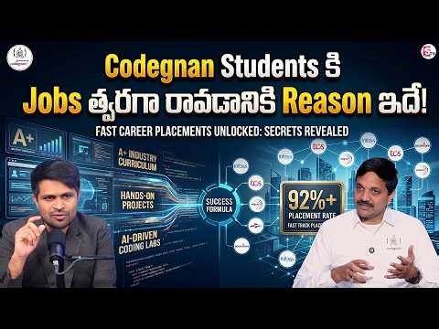 Codegnan : Why Are Codegnan Students Getting Jobs Faster? | SumanTV Anchor Nagaraju