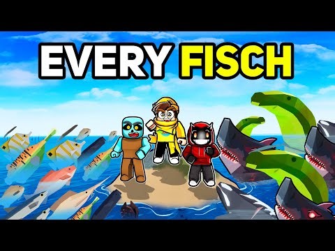 We Caught EVERY FISH In Roblox Fisch...